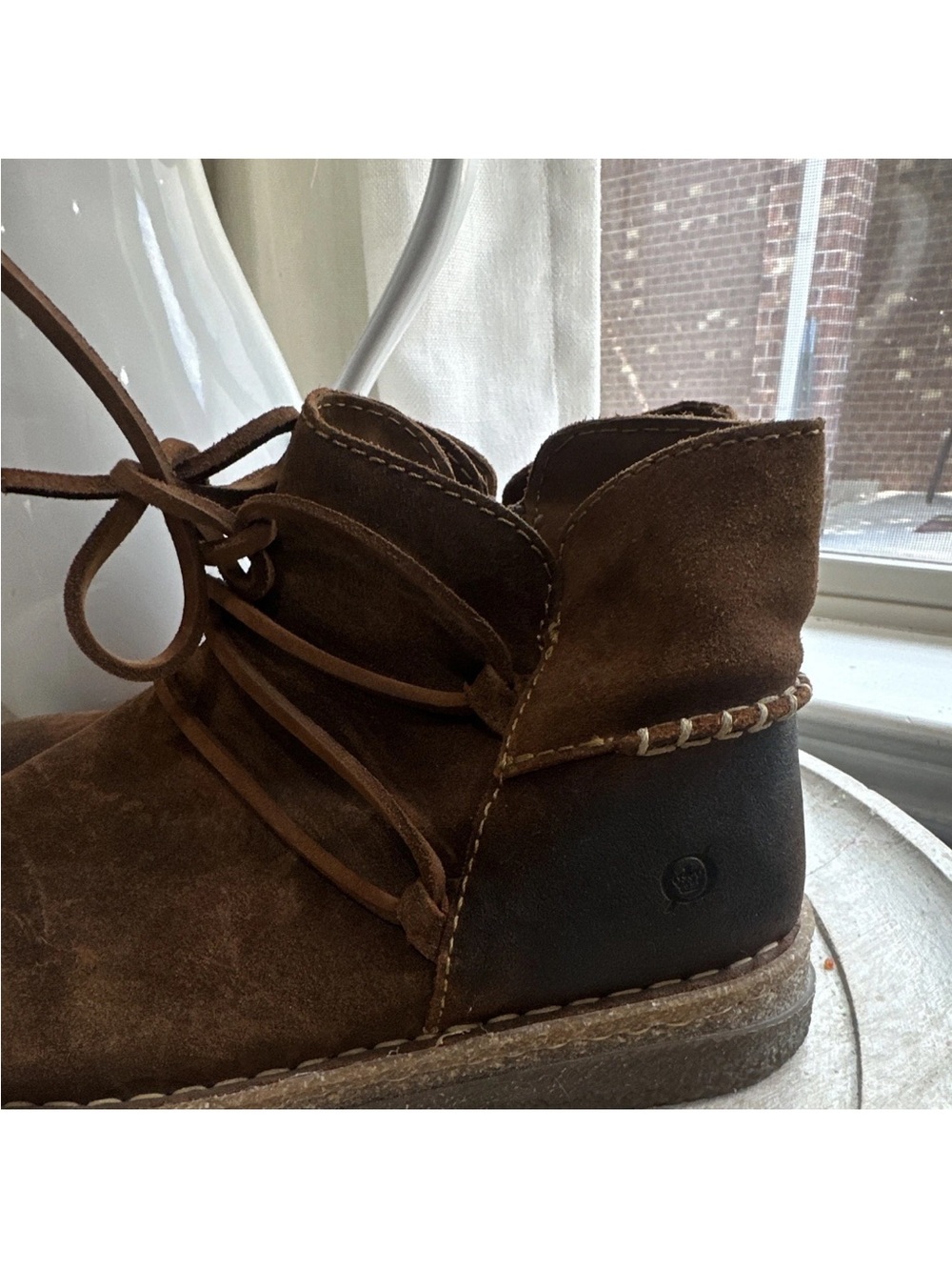 Born Men's Brown Suede Chukka Boots - Picture 4 of 7